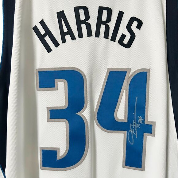 Devin Harris NBA Dallas Mavericks Adidas Men's Jersey Autographed Size 52 Large - Picture 5 of 11